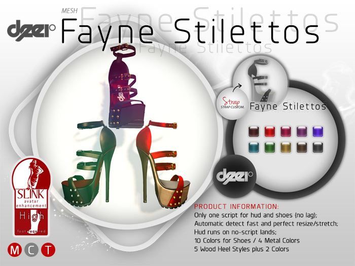 * .:: deeR ::. * Fayne Stilettos DELIVERY SYSTEM HUD