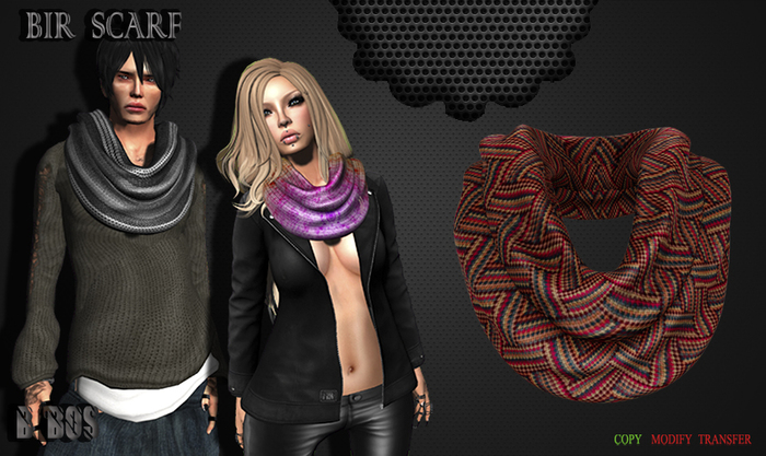 B BOS -Bir Scarf-LK Colors-