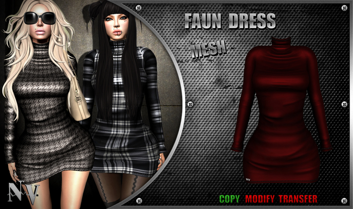 [NV] Faun Dress -Red-