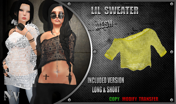 [NV] Lil Sweater -Yellow-