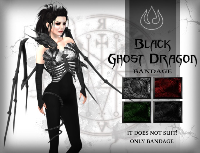 Cain - Ghost Dragon - Black