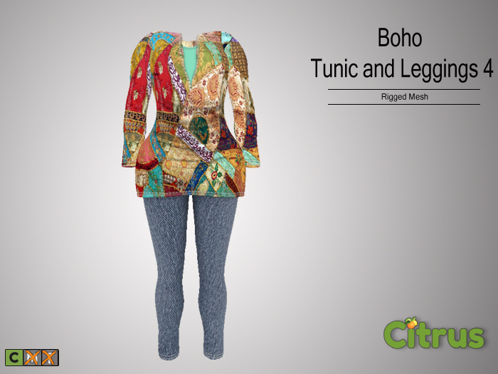 Citrus Boho Tunic and Leggings 4