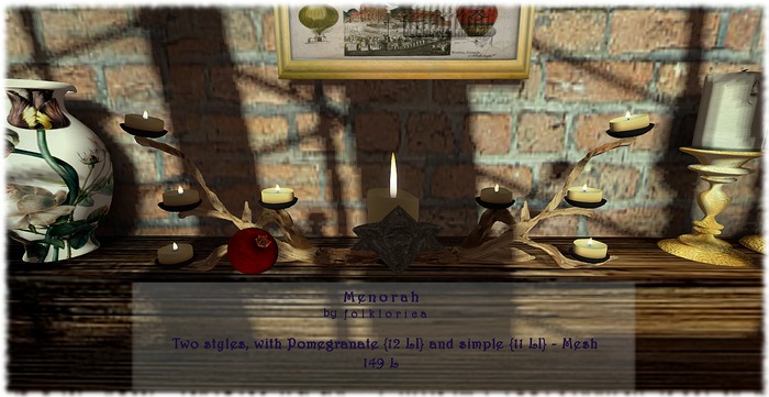 [f] Menorah {Gift-boxed}