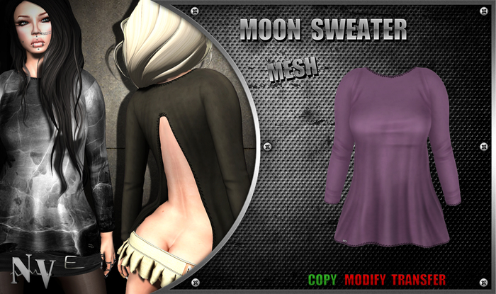 [NV] Moon Sweater -Pink-