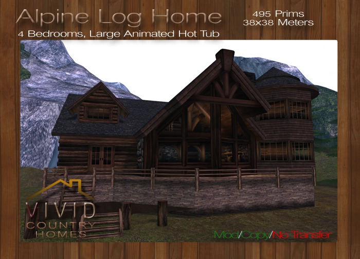 VIVID Alpine Log Home