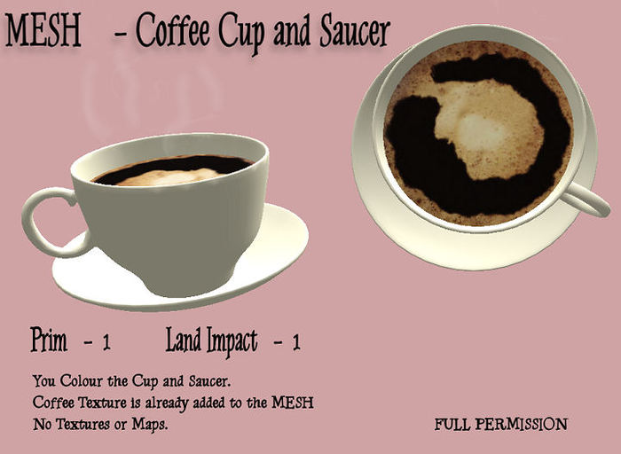MESH Coffee Cup and Saucer (Boxed)  (Boxed)