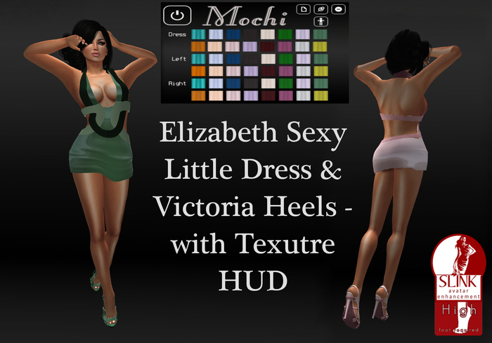 Mochi - Elizabeth Sexy Little Dress & Victoria Heels