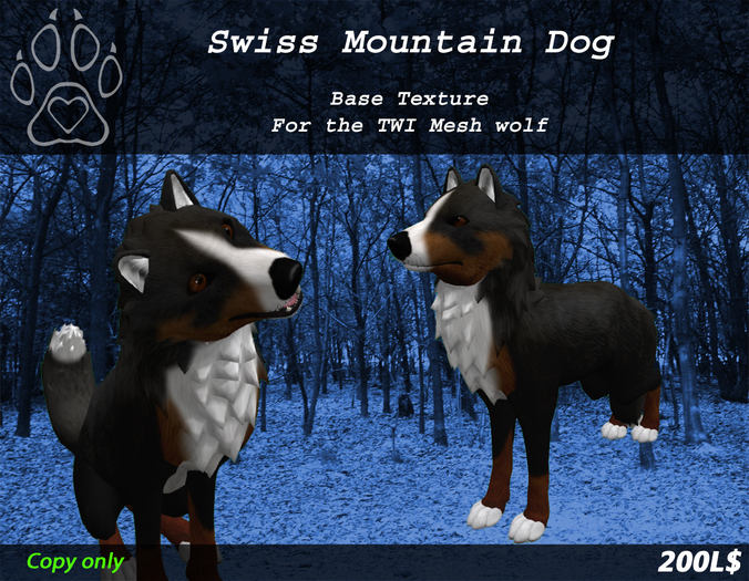 Texture Applier Kit - Swiss Mountain Dog