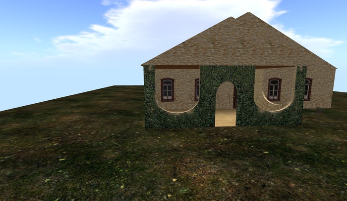 small stone cottage