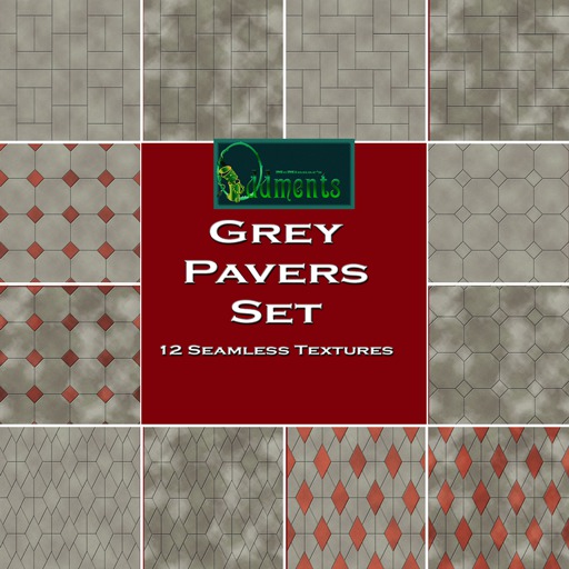 Grey pavers
