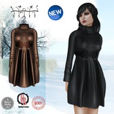 :: FineRain creations.::Kyra Brown Dress