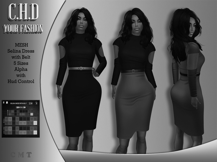 Demo [C.H.D] Selina Dress with Belt