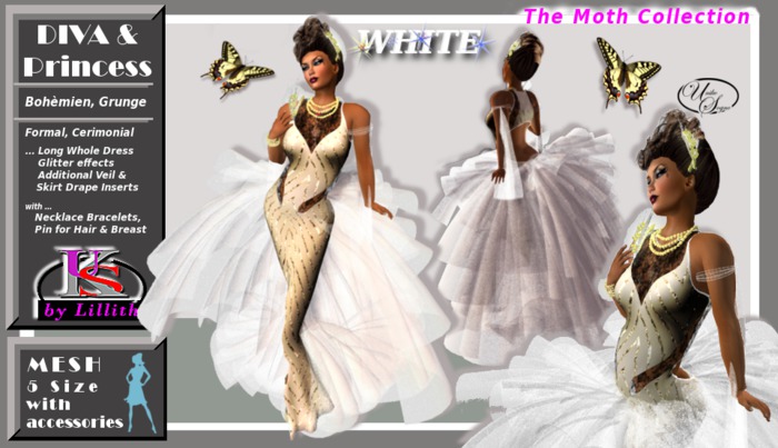 PROMO FOR NEW YEAR-UKS by Lillith - Diva & Princess White