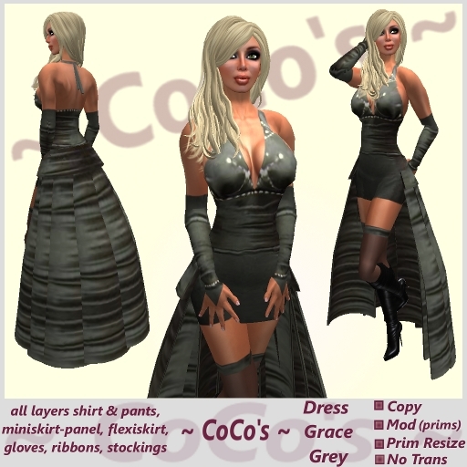 ~ CoCo 's ~ Dress Grace Grey