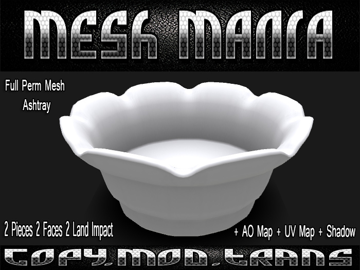 ::MM:: Full Perm Mesh Ashtray