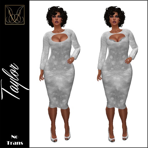 JCD Taylor Grey Mesh Dress