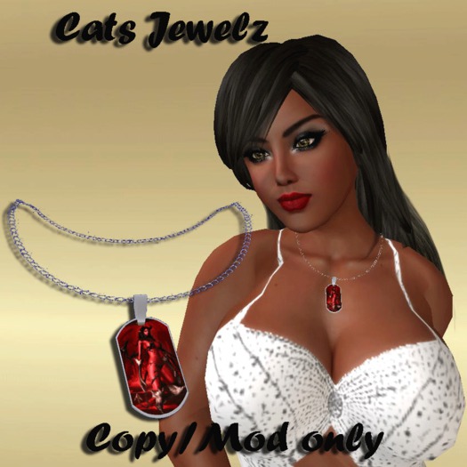 * Group  Gift* Devil Girl Necklace