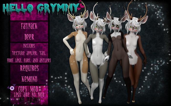 Hello Grymmy Fatpack Kemono Deer!