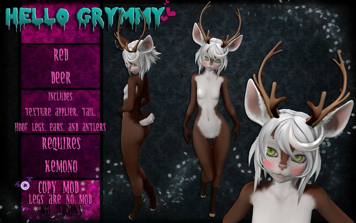Hello Grymmy Fatpack Kemono Deer!