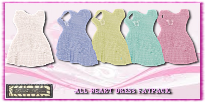 .::POWDER ROOM::.  ALL HEART Dress Fatpack