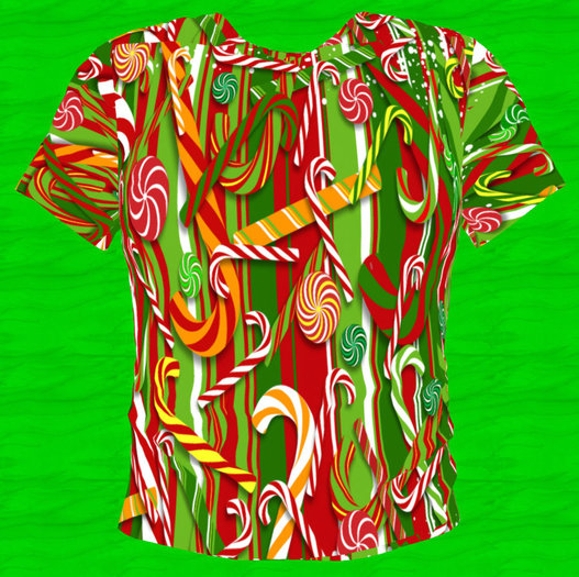 Christmas Candy T-Shirt (Mesh)