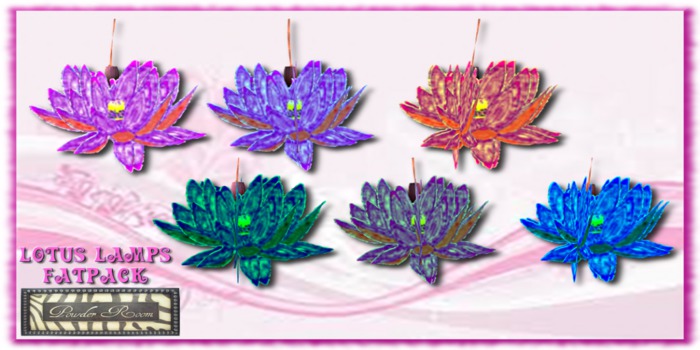 .::POWDER ROOM::.  Lotus Flower Fat Pack