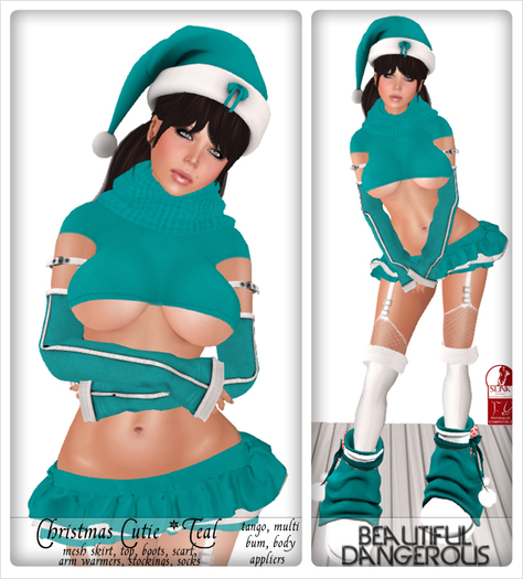 ! Beautiful Dangerous ! Christmas Cutie [Teal]