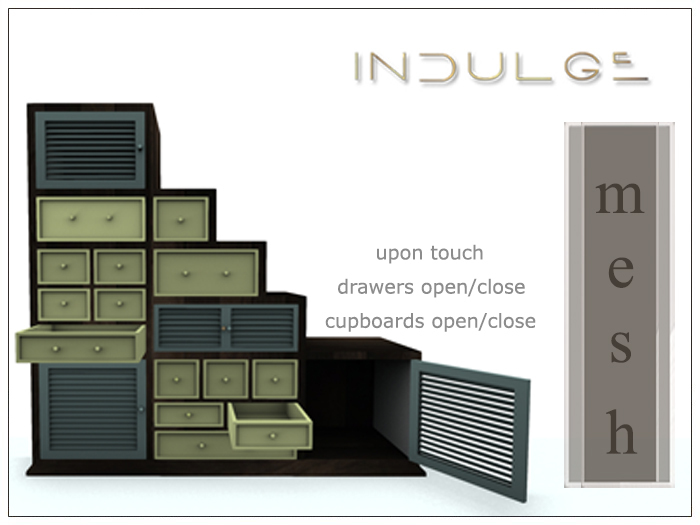 INDULGE Cupboard Cluster -Dew