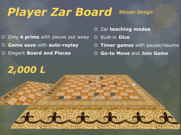 Player Zar Board 5.20 Mosaic