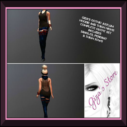 Gothic Asylum Complete Outfit REDUCED 50L