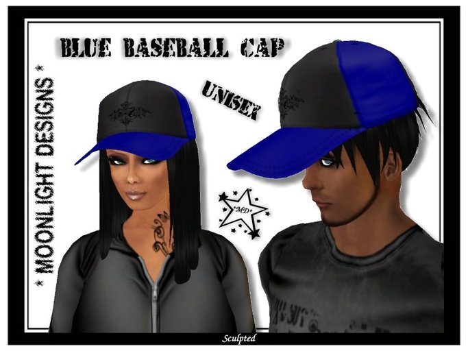 *MD* Blue Baseball Cap - SALE -