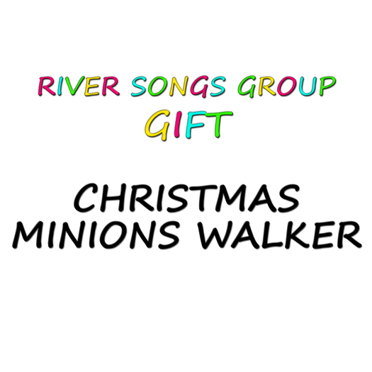 CHRISTMAS MINIONS WALKER *GIFT RIVER SONGS SHOP GROUP*