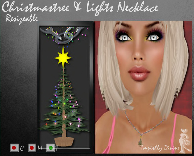 Christmas Tree Necklace 2010