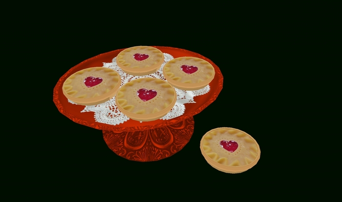 Divivity Cherry Valentine Tarts