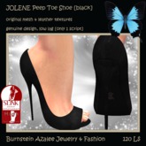 JOLENE Peep Shoes [black]