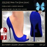 JOLENE Peep Shoes [blue]