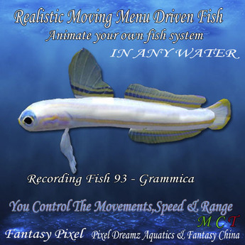 Second Life Marketplace - Realistic Moving Menu Driven Fish YOU CONTROL ...