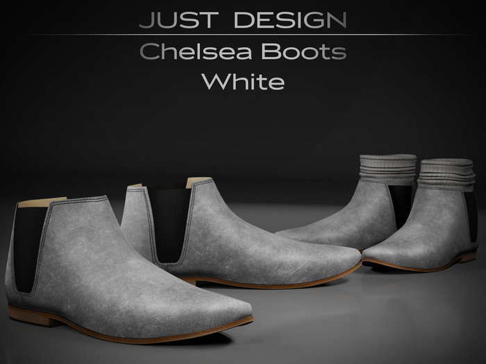 JD - Chelsea Boots - White