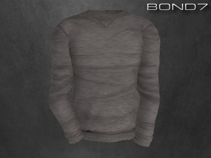 *BOND7* V-neck Longsleeve (Black)
