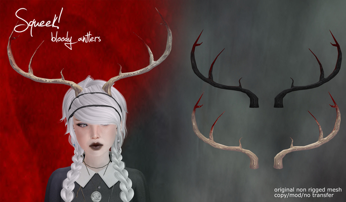 ::Squeek!::Antlers (bloody)-