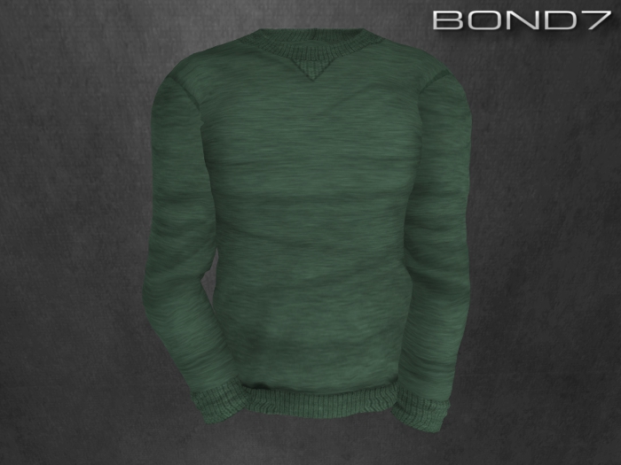 *BOND7* V-neck Longsleeve (Black)