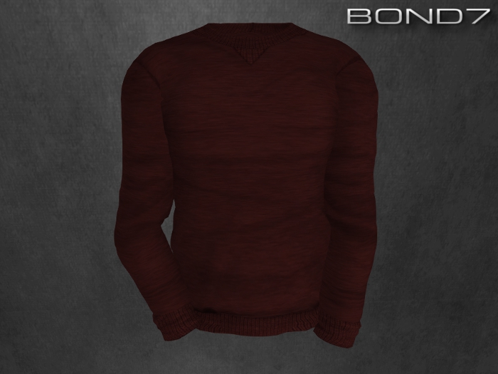 *BOND7* V-neck Longsleeve (Black)