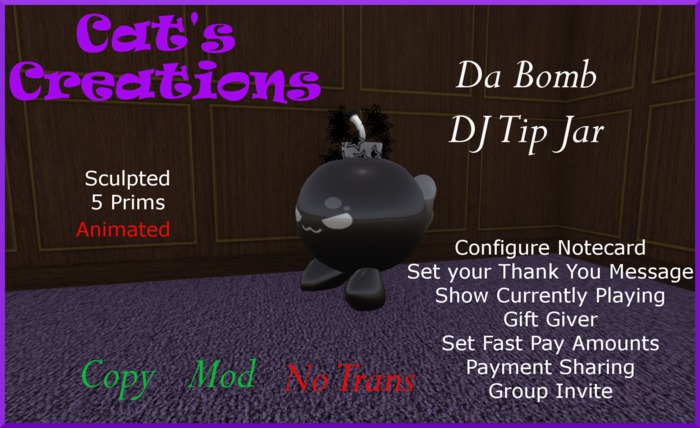 Da Bomb DJ Tip Jar