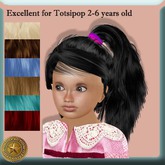 Totsipop 2-6 PONYTAIL SHINY CARAMEL demo