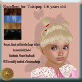 Totsipop 2-6 PONYTAIL SHINY CARAMEL demo