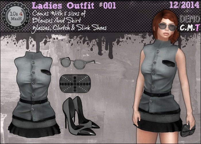 *10: 4 ~ MesH ~ Ladies Outfit 001~ DEMO