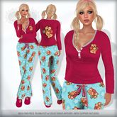 *Lurve* Cuddle Bear Mesh Jammies Set