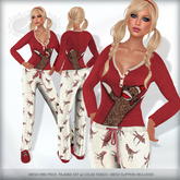 *Lurve* Sock Monkey Mesh Jammies Set