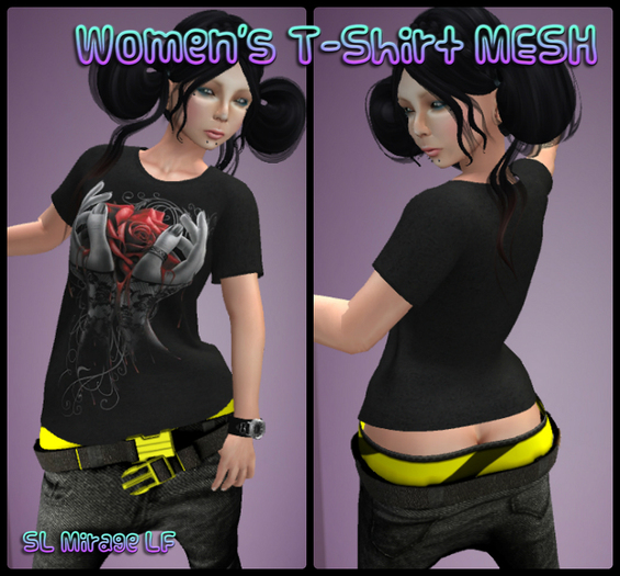 Womens MESH Shirt - HANDS OF SORROW