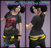 Womens MESH Shirt - GROWING PAINS